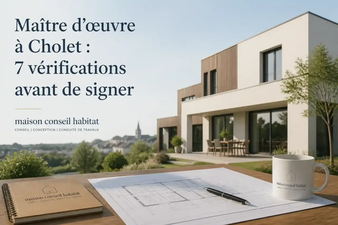Maître d’œuvre à Cholet : 7 vérifications avant de signer