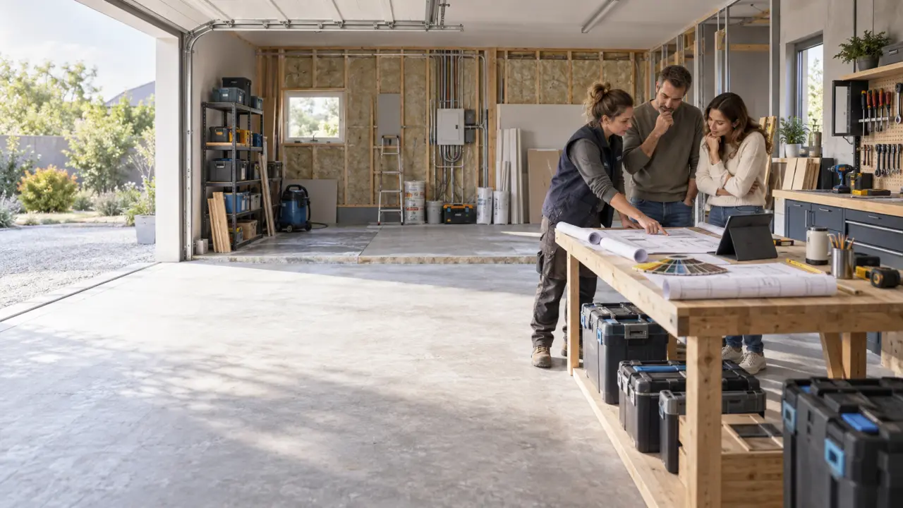 Rénovation de garage : l’ordre des travaux qui protège votre budget