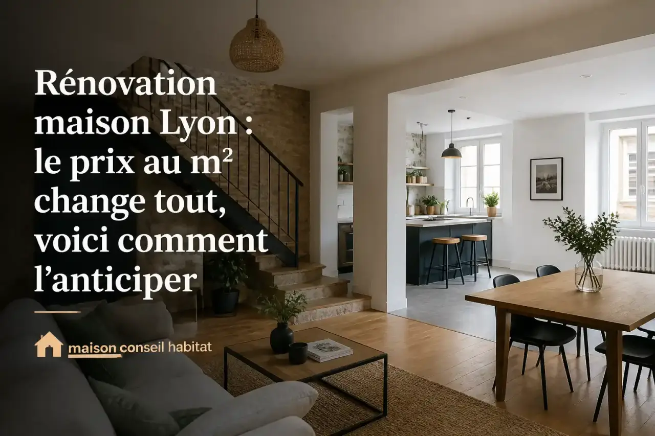 Rénovation maison Lyon : le prix au m² change tout, voici comment l'anticiper